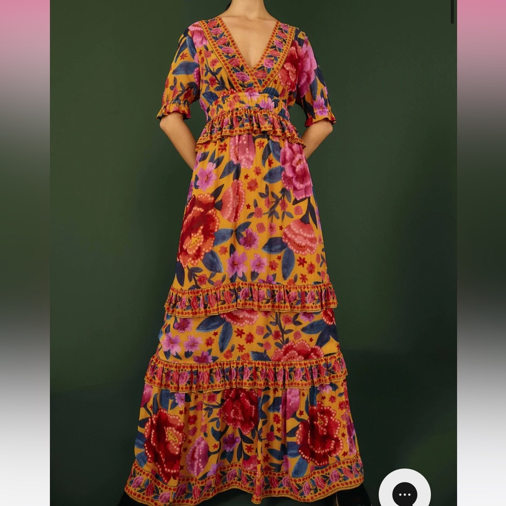 Farm Rio Floral Dream Maxi Dress